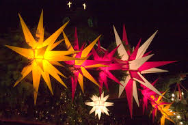 Mexican glass hanging star light fixture shopmucho. Moravian Star Wikipedia