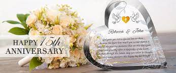 A watch is a great piece for a man or woman and can be as expensive or inexpensive as you want. Unique 15 Year Wedding Anniversary Crystal Anniversary Gift Ideas
