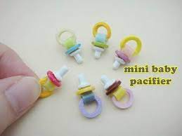 Diy Miniature Doll Mini Baby Pacifier Easy Youtube Diy Baby Stuff Baby Doll Accessories Miniature Dolls