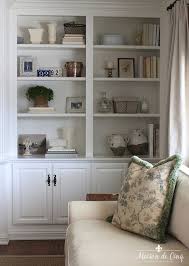 How To Style Book Shelves And My Re Styled Family Room Built Ins Bookshelves In Living Room Shelf Decor Living Room Built In Shelves Living Room