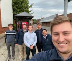 Nice to have our American colleagues Austin and Aaron from the Rochester,  NY office over in Burton for the last few weeks.