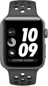 Apple watch series 3 nike+ smartwatches. Apple Watch Series 3 Nike Gps Space Grau 42mm Anthrazit Schwarz Sportarmband Gunstig