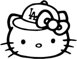 La Dodgers Coloring Pages Coloring Pages Baseball Coloring Pages Hello Kitty La Dodgers Baseball