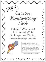 Free Cursive Handwriting Worksheets Teaching Cursive Learning Cursive Cursive Handwriting Worksheets