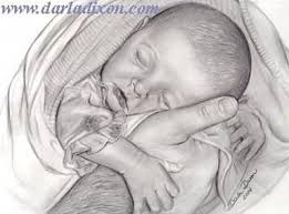Sarah lipoff loves using her background as an art educator to make lots of messy art. Brianna Safe In Daddy S Hands Father And Newborn Baby Daughter Portrait Drawing By Darla Dixon