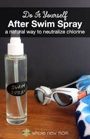 Diy Swim Spray Protect Yourself From Chlorine Diy Natural Products Swimming Chlorine Hair