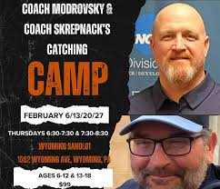 🚨 CATCHERS BOOTCAMP 🥾 🚨 Get ready for your season with Coach Modrovsky,  Coach Skrepenak, Coach Reda, & Coach Guy this February to develop your  catching skills! Players will be instructed on