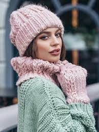 Knit Beanie Hat Winter Hat For Women Chunky Knit Hat Hat Etsy Outfits With Hats Winter Hats For Women Winter Hats