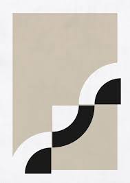 Graphic Semi Circles Poster Circle Pattern Design Graphic Geometric Circle