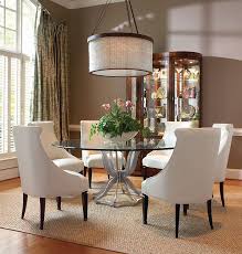 Additionally, the table has 48 round transparent beveled glass top. 55a 307 Omni Metal Base Dining Table With Glass Top