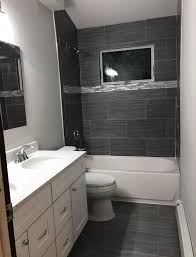 Modern Bathroom Remodel With White Sparkling Quartz Countertop Modern Bathroom Remodel Bathrooms Remodel Modern Bathroom