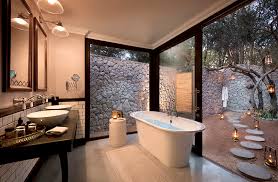 Small bathroom ideas include the clever use of lighting and colour that will make smaller spaces as welcoming and give the impression of space. The Most Beautiful Safari Bathrooms Upscale Living Magazine