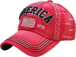 Kbvt 560 Red America Usa Vintage Distressed Dad Hat Baseb Https Www Amazon Com Dp B00x4i42tk Ref Cm Sw R Pi Dp U X Pbr7ab9dp7d06 Military Cap Hats Cap