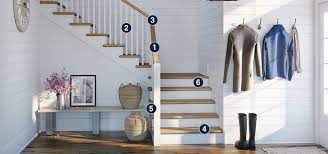 Get suggestions on what paint colors to use for your railings, spindles and oak banister. Stairs Railings