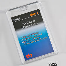 Use this standard fax cover sheet template when sending documents for work, school, or personal matters. Acrylic Id Card Portrait Clear Metro 8832 Sell In A Bundle Of 10pcs Per Set