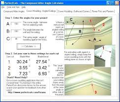 veritable miter saw angles crown molding chart cutting crown