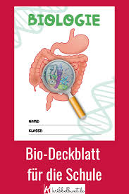 Biologie Bio Deckblatt Fur Die Schule Zum Ausdrucken Bio Deckblatt Deckblatt Gestalten Deckblatt