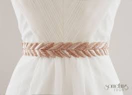 Rose Gold Wedding Belt Bridal Belt Wedding Sash Bridal Sash Rose Gold Bridal Sash Weddin Gown Belt Rose Gold Hanabi Rg In 2020 Gold Bridal Sash Rose Gold Bridal Rose