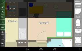 Incredible Ilustration Of Kitchen And Bedroom Using Room Planner App With Yellow Colored Table In Bedroom O Floor Planner Floor Plan Creator Free Floor Plans
