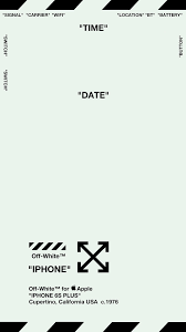 Off White For Apple Iphone 6s Plus Lock Screen Ver 1 White Wallpaper For Iphone Lock Screen Wallpaper Iphone Iphone Wallpaper Off White