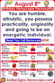 August 24 to september 22. August 8 Zodiac What Zodiac Star Sign Is Rizi Bucuo