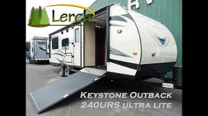 Find a keystone outback for sale on rvusa! Lerch Rv Com Keystone Outback 240urs Ultra Lite Travel Trailer Rv New Youtube