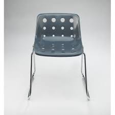 Maybe you would like to learn more about one of these? Loft Robin Day Sled Charcoal Grey Plastic Polo Chair Fruugo Lu