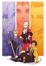 Three Houses Poster Fire Emblem Characters Fire Emblem Fire Emblem 4
