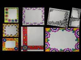 17 Compilation Of Beautiful Border Designs For Projects Border Design Idea A4 Sheet Border Design Y Doodle Borders Colorful Borders Design Paper Art Design
