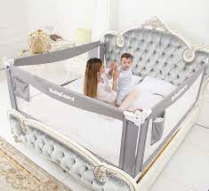 Has anyone found a bed guard rail that will fit a king size bed? Baby Guard I Bed Rails For Toddlers Infants Bed Rails For Toddlers King Bed Mattress Baby Bed