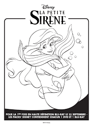 Il est inspiré du conte danois du même nom (1836). Coloriage Ariel Petite Sirene