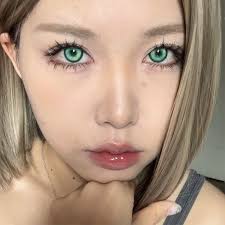 Luna Green Vibrant 1 Year Colored Contacts