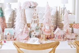Pink Christmas Table Decorations A Pink Wonderland Dinner The Pink Dream Pink Christmas Table Pink Christmas Decorations Christmas Table Decorations