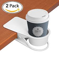 Supercope Cup Holder Clip Table Desk Side Bottle Cup Stand The Diy Glass Clamp Storage Saucer Clip Water Coffee Mug Holder Saucer Clip Design For Home Office