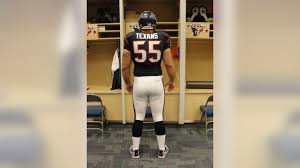 Players in the national football league wear uniform numbers between 1 and 99, and no two players on a team may wear the same number. New Nike Texans Uniforms