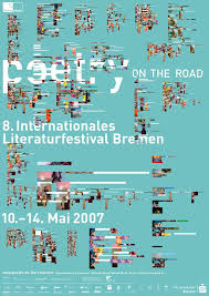 Poetry On The Road 2007 Poster Boris Muller Festival Posters Poetry Poster