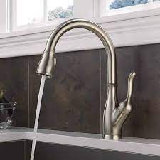 Spray cleaner simpler moen brushed nickel kitchen faucet, then rub with a soft microfiber cloth to remove debris and dirt. Top 5 Best Delta Kitchen Faucets Of 2021 Reviews Buyer S Guide