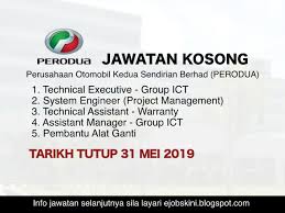 Ohjobs, jawatan kosong 2021, kerja kosong 2021, jawatan kosong kerajaan 2021, jawatan kosong swasta 2021, job vacancy, kerja kosong kerajaan, 2021, iklan jawatan kosong 2021, jobs in malaysia 2021, temuduga terbuka 2021, jawatan kosong kerajaan terkini, download. Jawatan Kosong Perodua Tarikh Tutup 31 Mei 2019