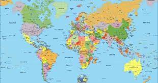 A Journey Through World Literature World Map Wallpaper World Geography Map Free Printable World Map