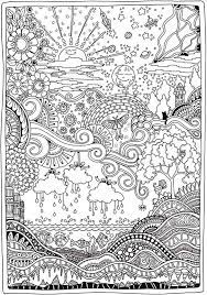 Insanely Intricate Entangled Landscapes Coloring Page 2 Weihnachtsmalvorlagen Ausmalen Wenn Du Mal Buch