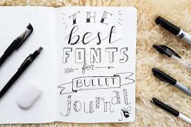 Where words fail, typography speaks. Bullet Journal Fonts 14 Fonts For Bullet Journal You Need To Try