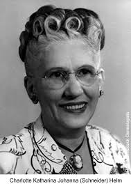 Charlotte Katharina Johanna Schneider Helm (1889-1966)