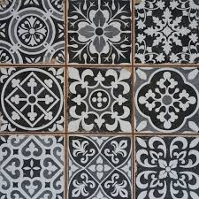 Marokkanische fliesen maroc modern blau. Bodenfliese Rahel Schwarz In Retro Patchwork Casa Moro