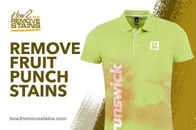 Apply an enzyme detergent to the stain and allow to set a few minutes. How To Remove Fruit Punch Stains Detailed Answer