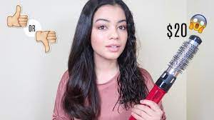 A great straightening brush for curly hair, this tool smooths hair at up to 450 degrees fahrenheit. Testing Revlon Hot Air Brush Kit For Styling Frizz Control On Curly Hair Youtube