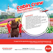 Airasia recruitment 2019, airasia india airlines job openings for fresher and experienced candidates in india for the vacancies of cabin crew, pilots, engineers, & various. Thai Airasia X Cabin Crew Recruitment April 2018 Better Aviation