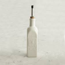 French Porcelain Oil Cruet 9 Oz Olive Oil Dispenser Vinegar Cruet Cruet