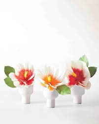 How To Make Paper Flowers Hibiscus Martha Stewart Weddings