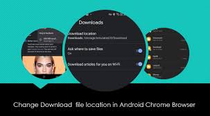 You can set your computer to associate certain files with google chrome, which means that when you try to. How To Change Default Google Chrome Browser Download Location For Android H2s Media