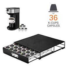 You can also enjoy lattes, cappuccinos and lungos with aroma, crema and texture taste by using additional feature of milk frother in some. Coffee Pod Drawer Durable Coffee Capsule Holder Holding 72pcs Nespresso Capsules 36pcs K Cups Metal Reusable Coffee Capsules Storage Rack Walmart Canada
